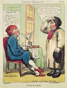 Steward, from a Series Entitled Country Characters, 1799